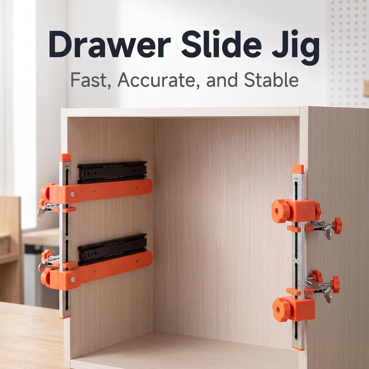 Drawer Slide Installation Aid Adjustable image 3