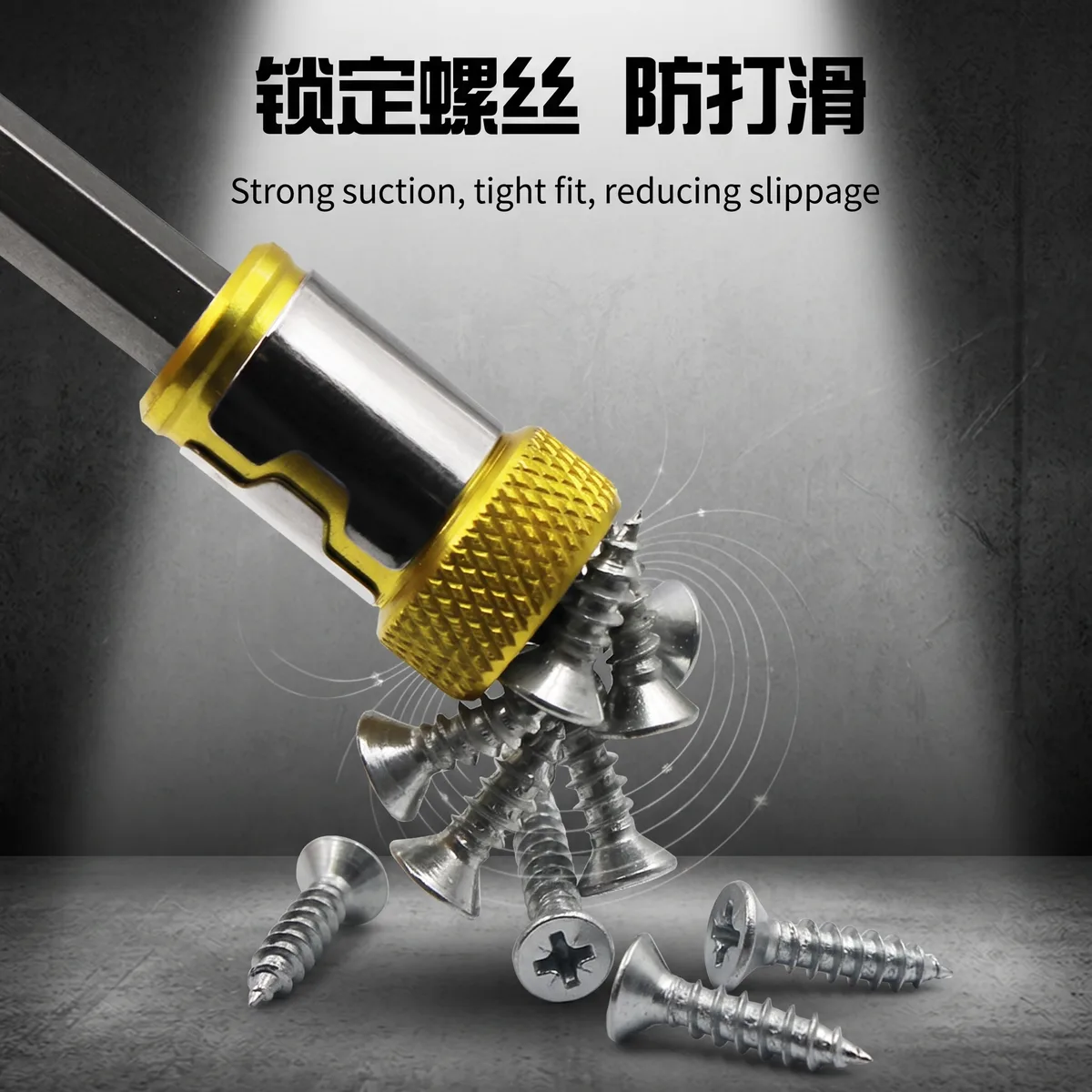 Non-slip Magnetic Ring Electric Phillips Bit Reinforced 3-Piece Screwdriver Set Steel DIY OEM Magnetizer image 5