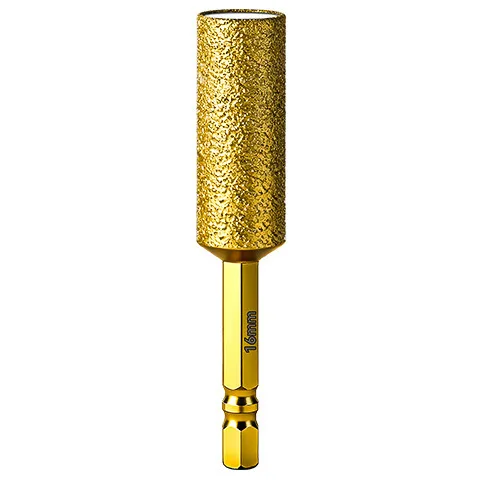 All-ceramic Tile Waterless Core Drill Bit Dry-Drilling Diamond Hex-Shank Hand-Held Electric Drill Brazed Grinding Set Drilling image 2
