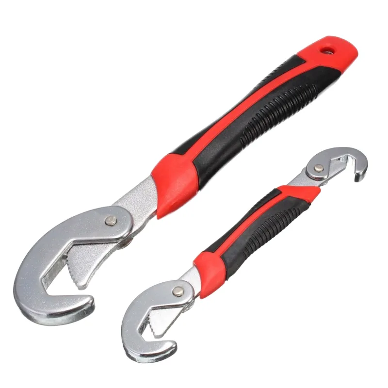 OEM 2pcs Single End Adjustable Quick Universal Wrench Carbon Steel Material Metric Measurement System DIY Projects 1 Jaw image 2