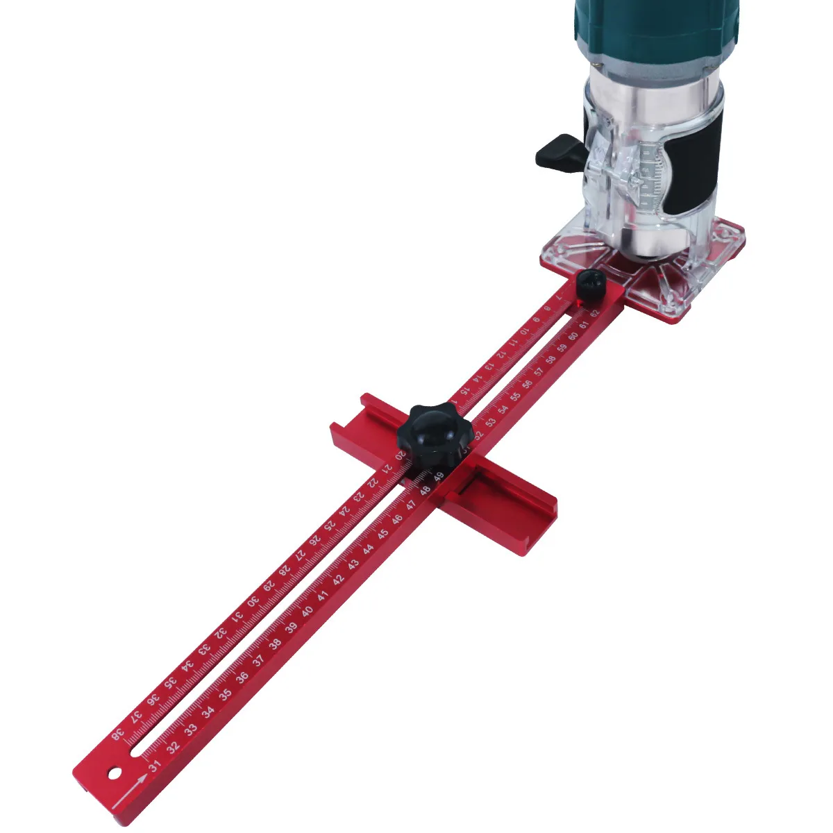 Aluminum Alloy Router Circle-Cutting Kit Featuring Full Set Wear-resistant Adjustable Foldable Stop Blocks Extra-thick Design image 6