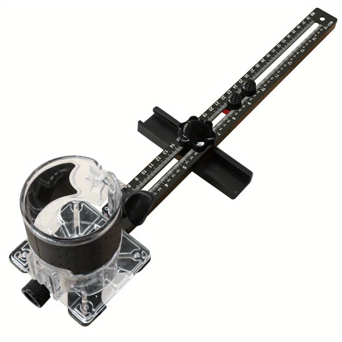 Aluminum Alloy Router Circle-Cutting Kit Featuring Full Set Wear-resistant Adjustable Foldable Stop Blocks Extra-thick Design image 7