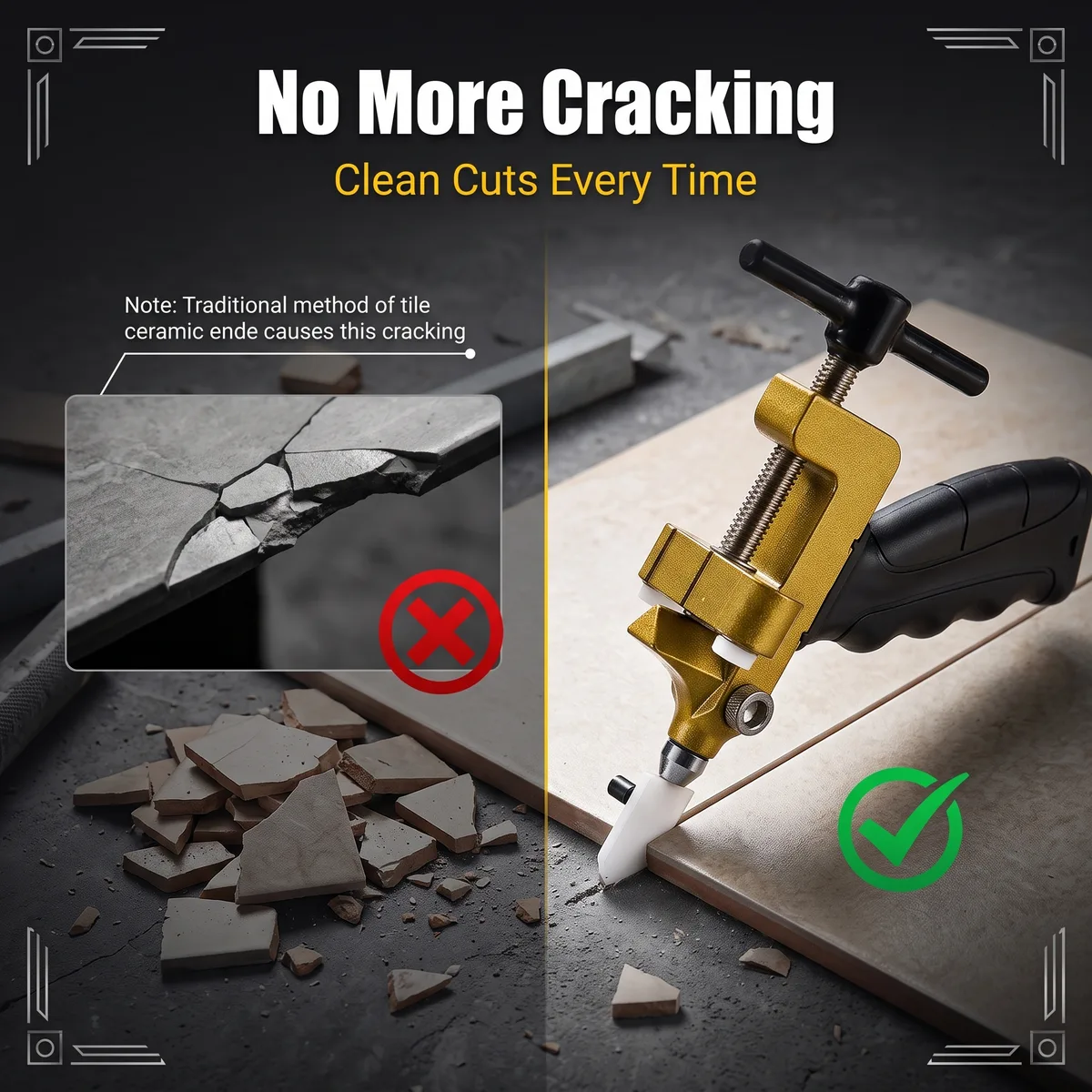 Tile Gap Opener Diamond Coated Glass Cutter image 5