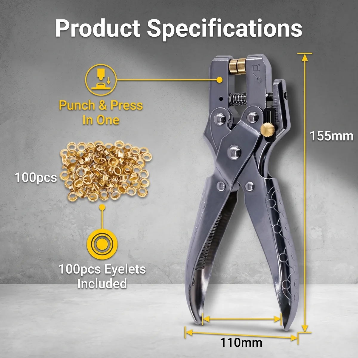 Pliers Tool 4.5MM Steel Eyelet image 7