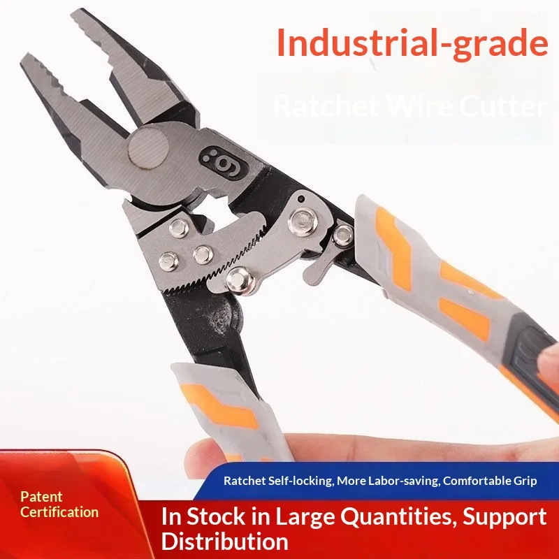 Cutters Ratchet 9-inch Carbon Steel Electricians image 4