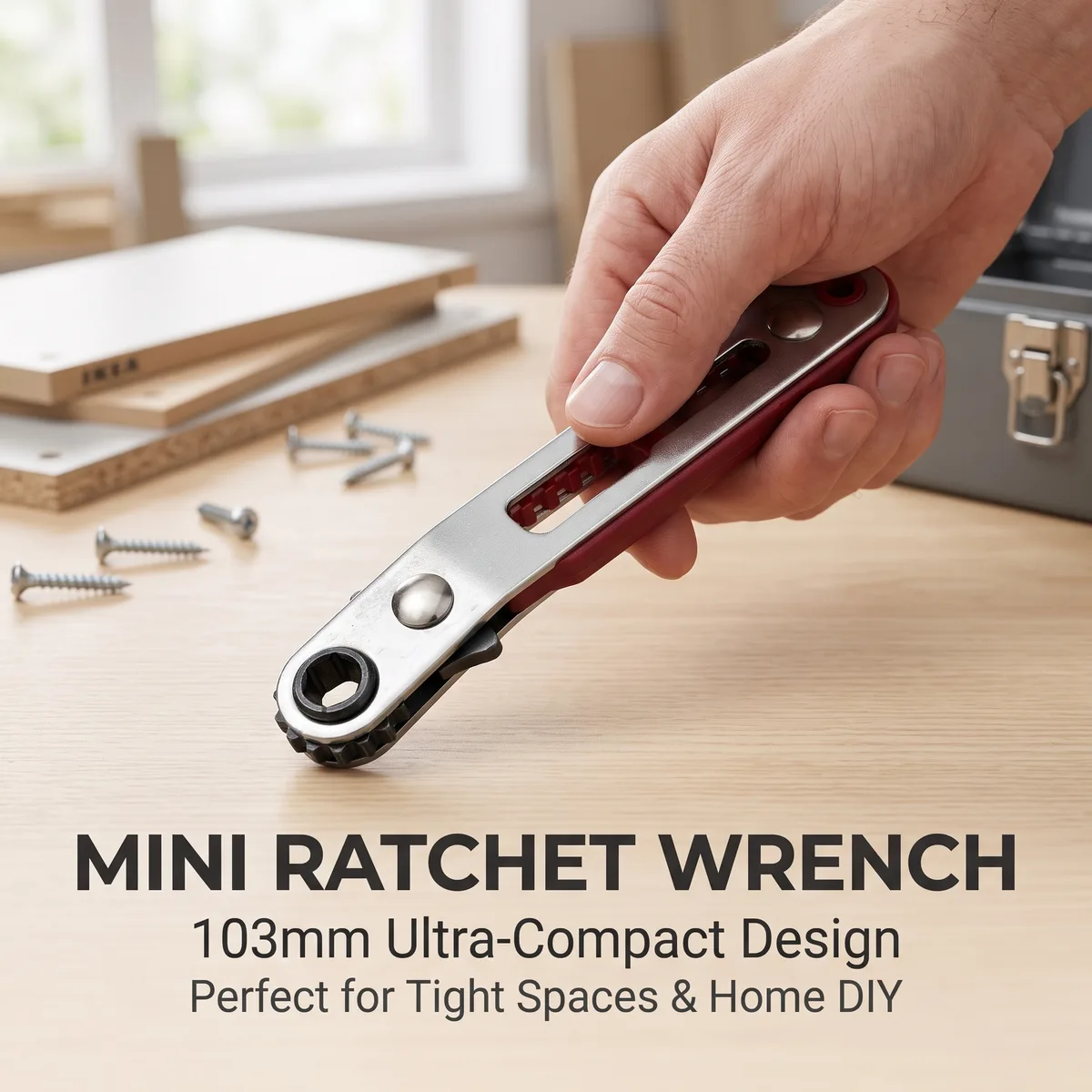 Ratchet Wrench Hex Key Mini Crosshead image 3