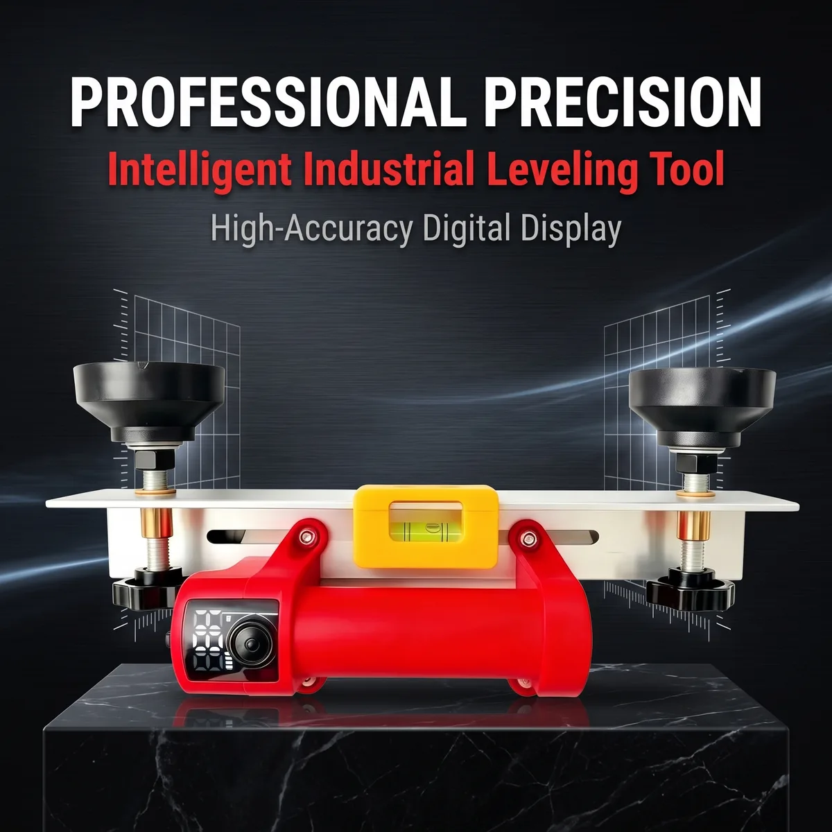 Spirit Level Tile Suction 8-Inch Alloy Electric image 7