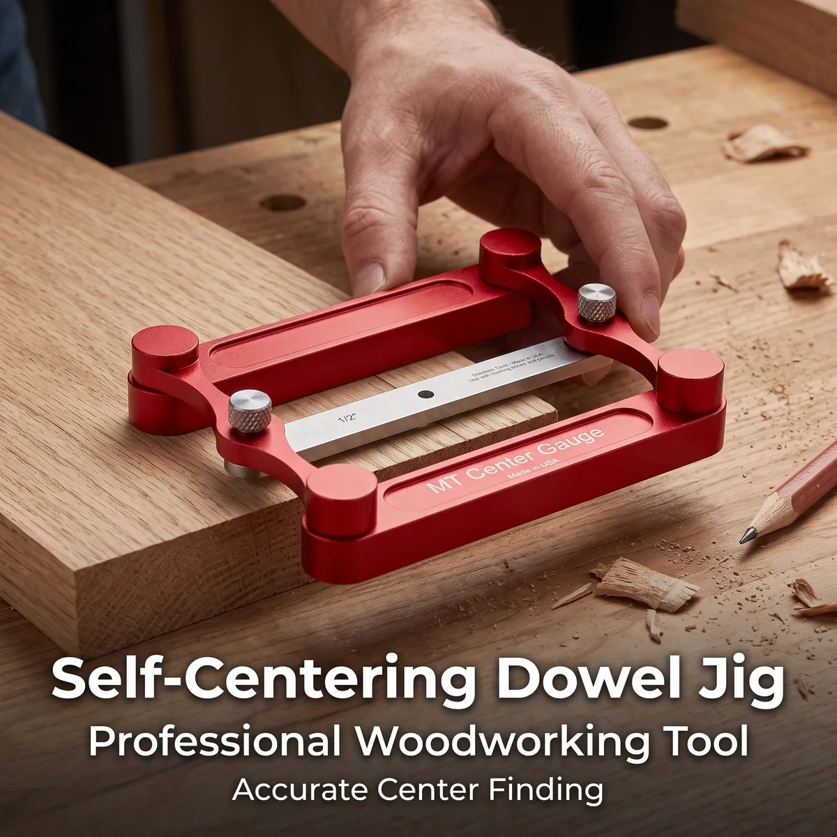 MT Center Gauge for Woodworkers Metric Inch image 7