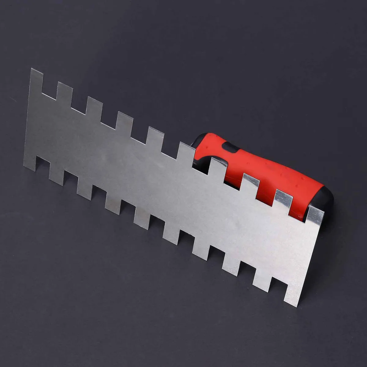 Stainless Steel Blade Square-Toothed Teeth Durable Rust-Resistant Masonry Tiling. Ergonomic Rubber Handle Comfortable Grip image 3