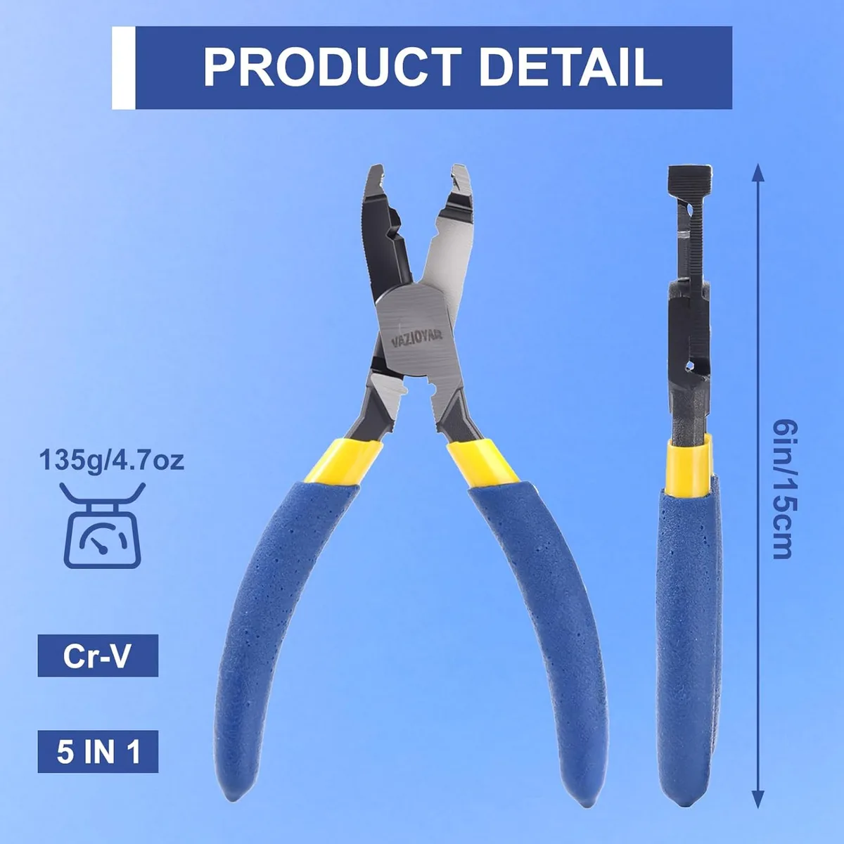 Screw Pliers Screws Chrome Vanadium Crimping image 3