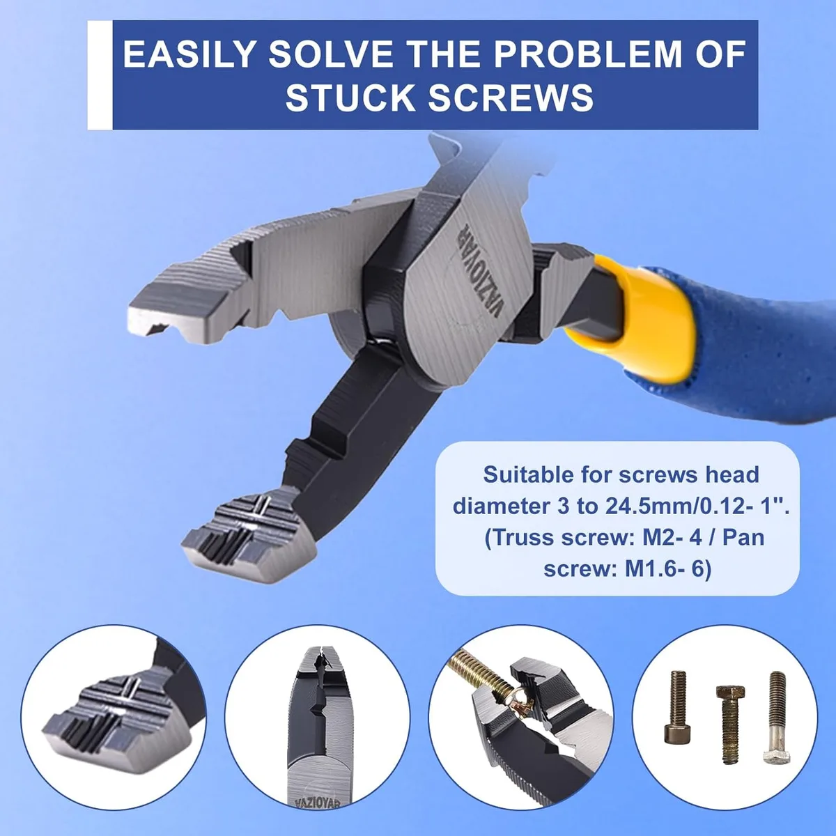 Screw Pliers Screws Chrome Vanadium Crimping image 5