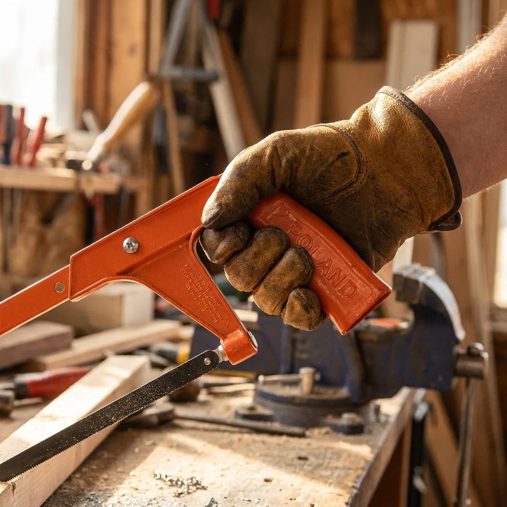 Adjustable Steel Frame Ratchet-type Hand-pull Model Mini Manual Cutting Hacksaw Framewholesale Manufacturer image 4