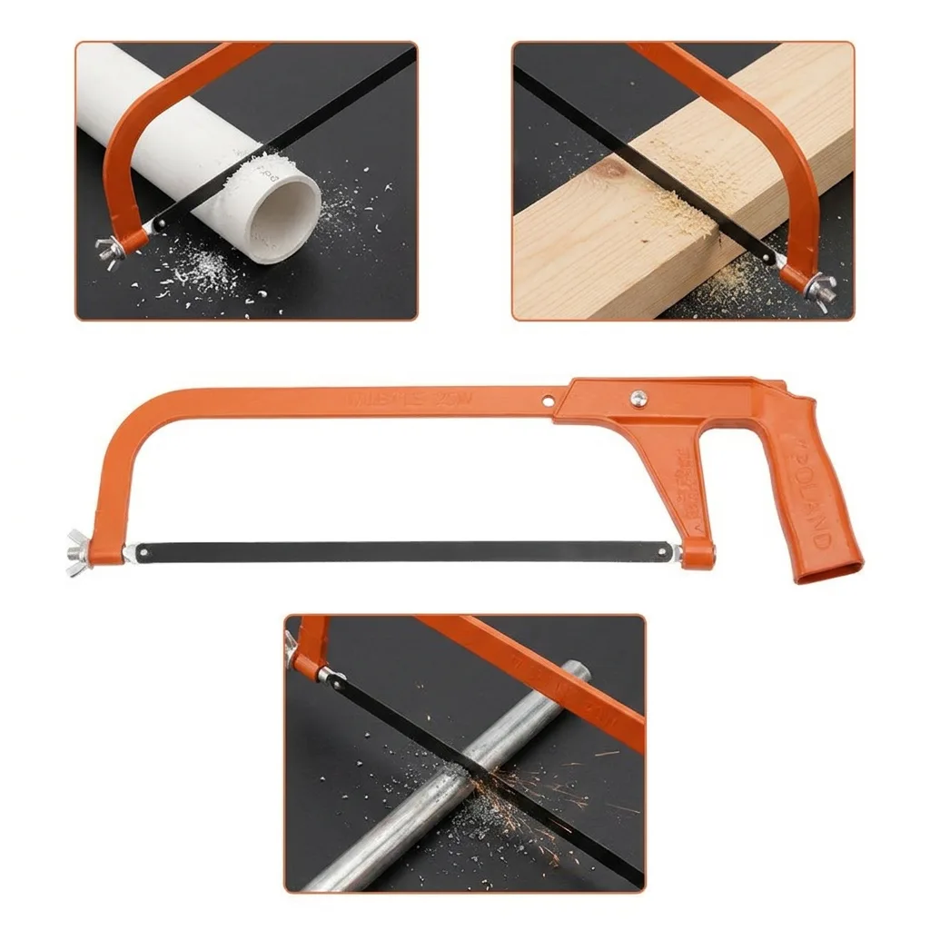 Adjustable Steel Frame Ratchet-type Hand-pull Model Mini Manual Cutting Hacksaw Framewholesale Manufacturer image 6
