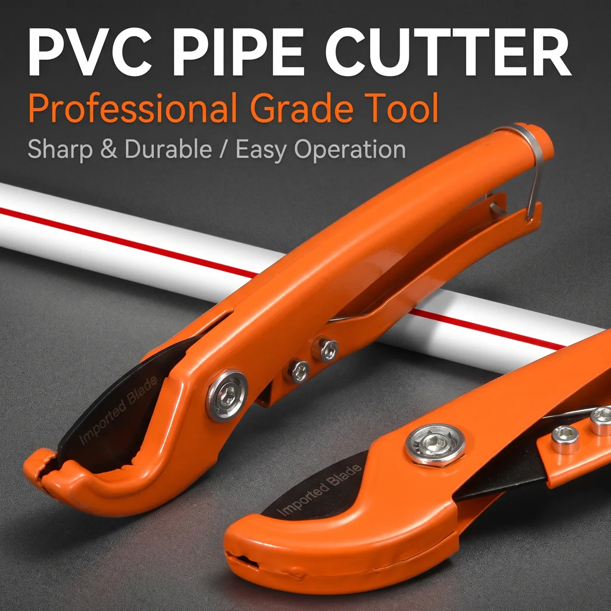 DIY Lightweight SK5 PVC Pipe Tool Quick-Action Wrench Cutter Knife Scissors & PPR-Specific Shears STL-SG2057 image 4