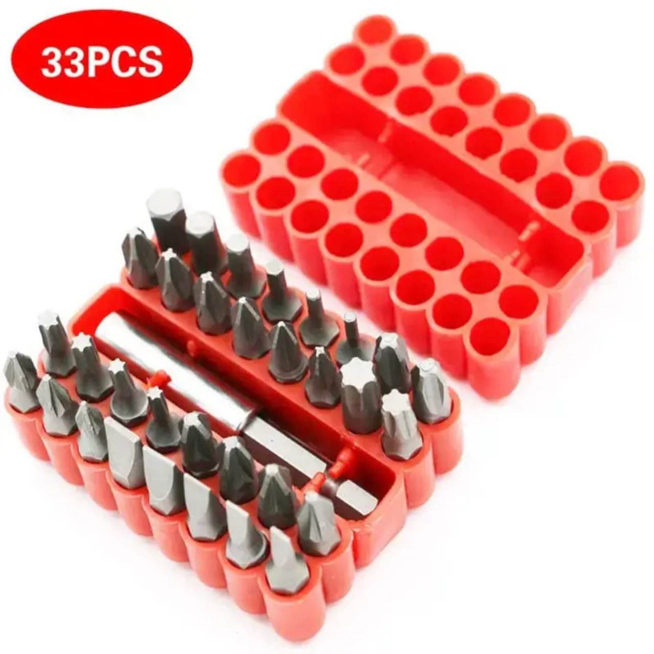 Screwdriver Set 33PC 6.8mm Steel Solid