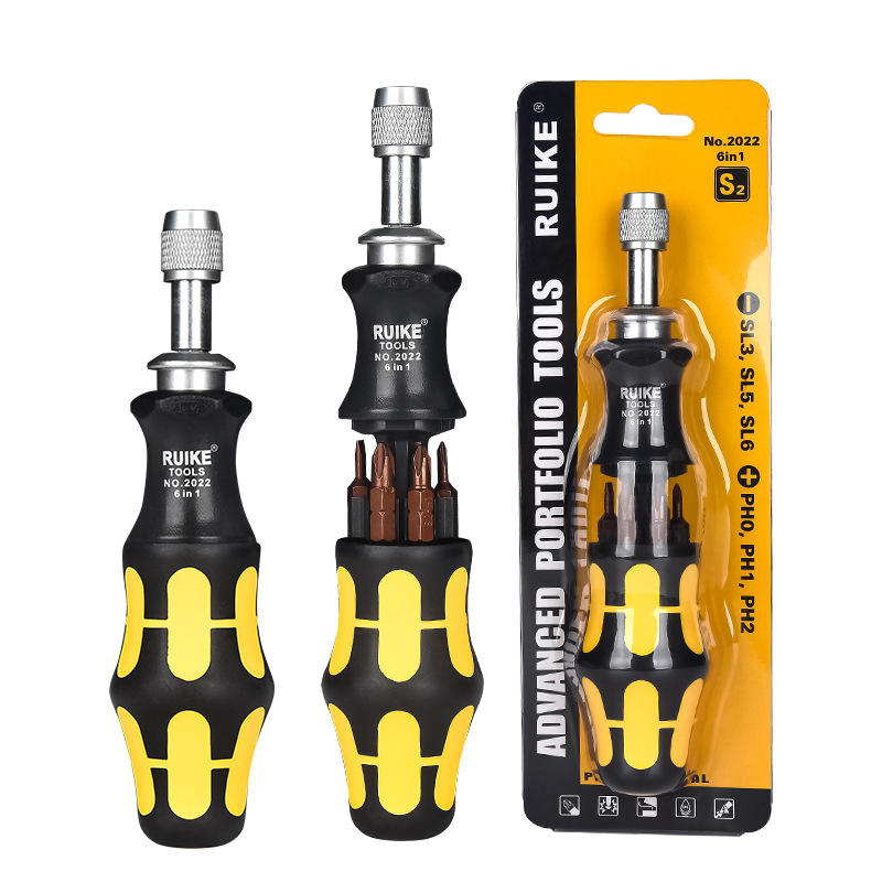 Bit Set Screwdriver Tool 6-in-1 Plastic Extendable
