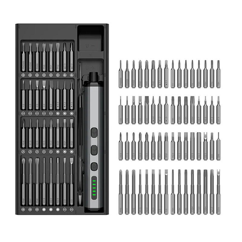 Screwdriver Kit Repair 68-in-1 200rpm Cordless