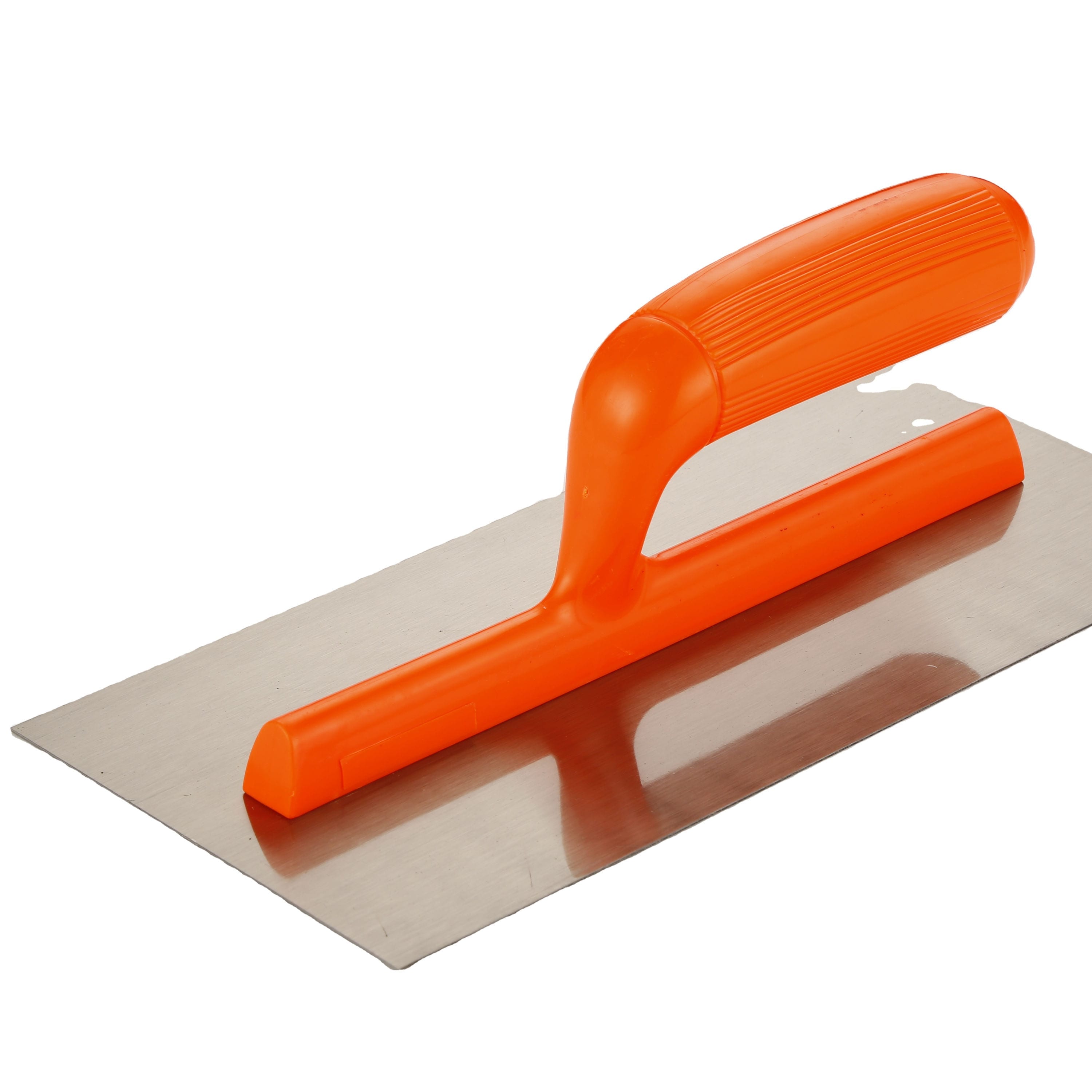 Flat Margin Trowel 11 In Contoured Grip Cement Finishing Squared (Variant 2)