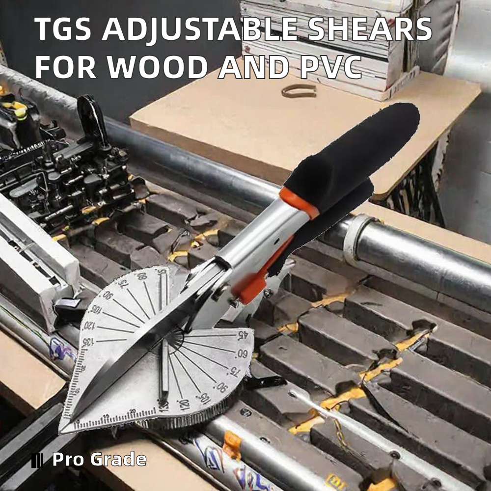 TGS Industrial Multifunctional Trunking Shears Soft Wood PVC Shear Cutter Adjustable Miter OEM/ODM 3-Year Warranty Hand Tools image 2