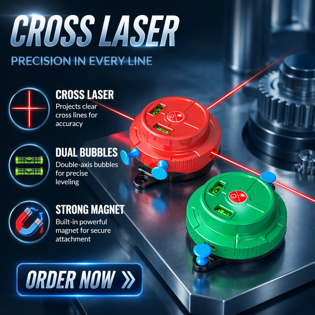 Three-line Red/Green Laser Level Compass Vertical Electronic Chalk Line Infrared High-Precision Line Projector Rechargeable image 3