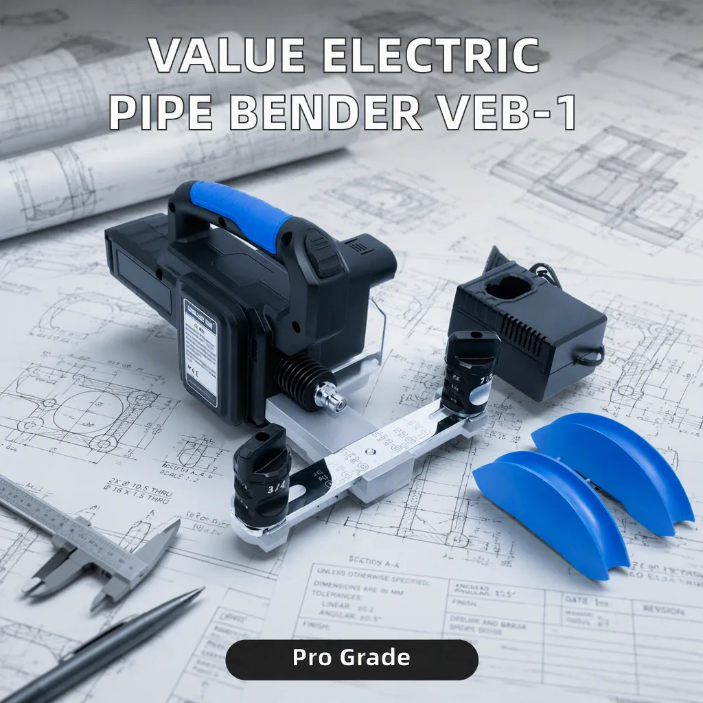 VALUE Industrial Grade OEM Electric Pipe Bender Model VEB-1 Air Conditioning Copper/Aluminum/Iron Thin-walled Tubes Plastic image 3