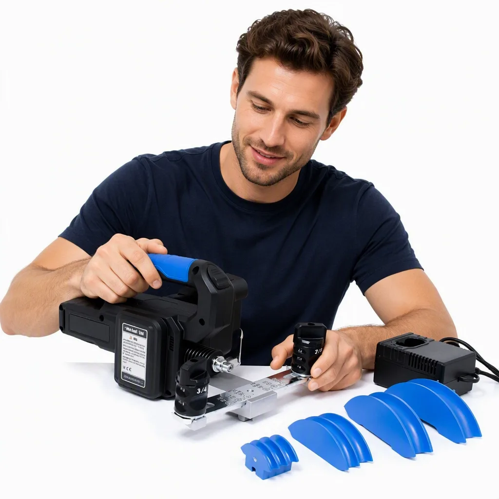 VALUE Industrial Grade OEM Electric Pipe Bender Model VEB-1 Air Conditioning Copper/Aluminum/Iron Thin-walled Tubes Plastic image 5