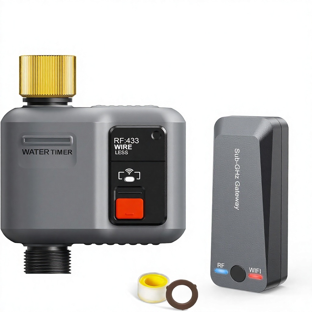 WiFi Smart Garden Water Timer RF 433 Wireless Sprinkler Controller 984 Ft Range for Hose Irrigation image 4
