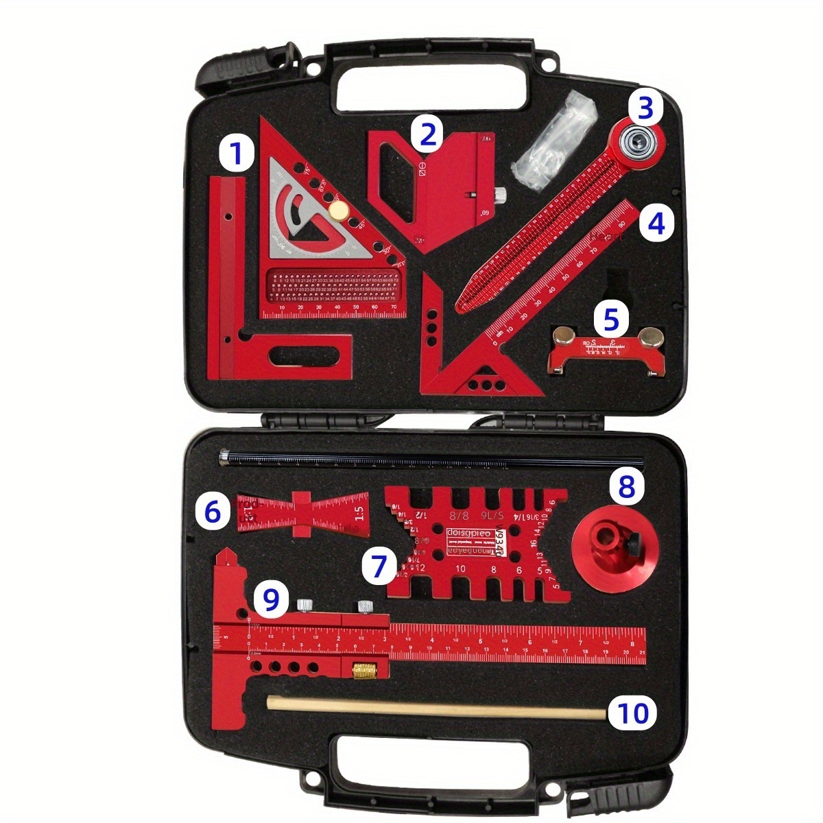 Woodworking Measuring and Project Planning/LAYOUT Kit with Storage Case for Board Joining Made in China image 5