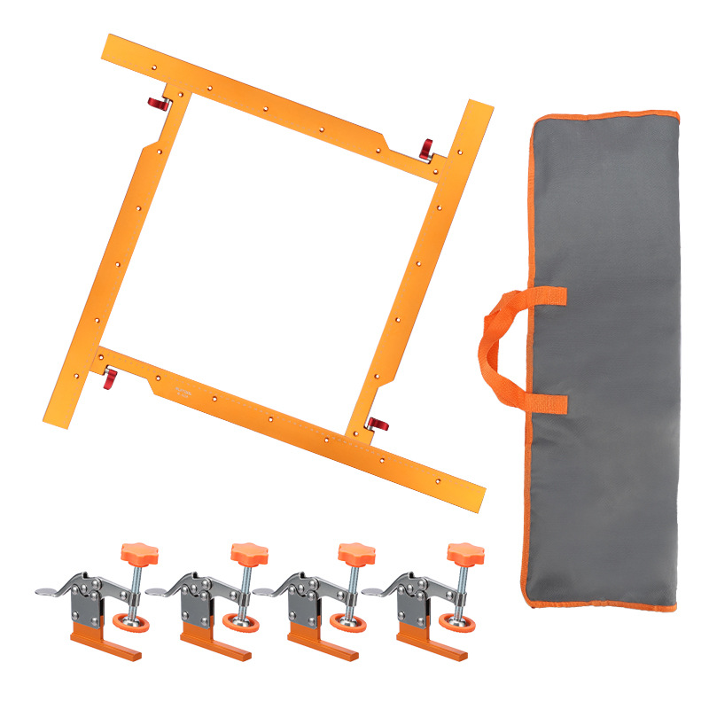 Woodworking Router Aluminum Alloy Square-Hole Positioning Guide Edge-Trimming Grooving Hole-Cutting Jig Drilling Auxiliary Tool image 2