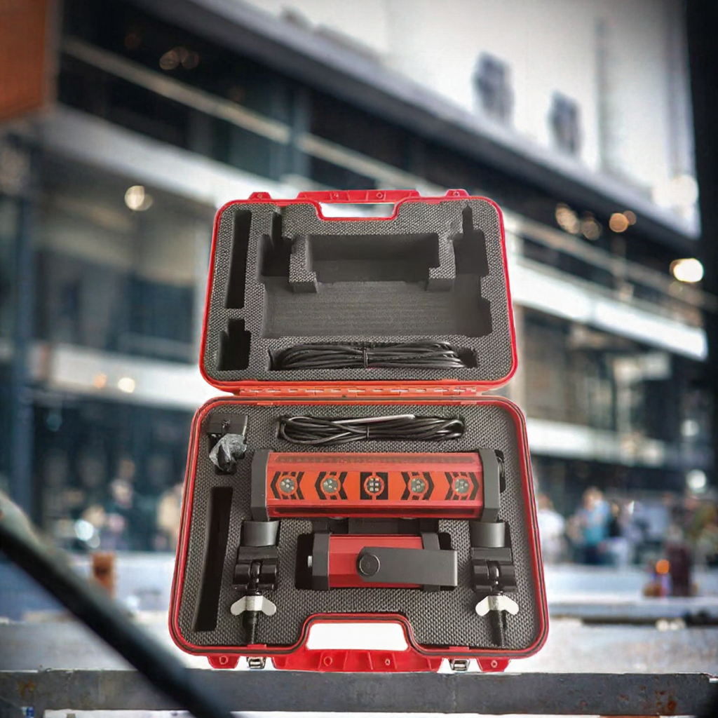 YD380R Red Rotary Laser Detector Remote Machine Control Back Clip Magnet Mount Engineering Level image 3