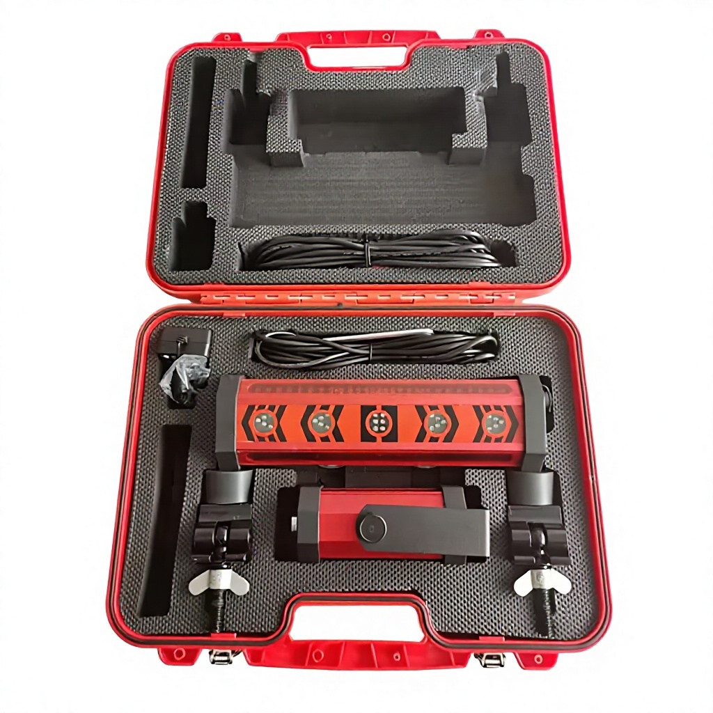YD380R Red Rotary Laser Detector Remote Machine Control Back Clip Magnet Mount Engineering Level image 4
